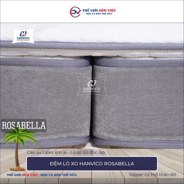 Đệm lò xo Hanvico Rosabella 7